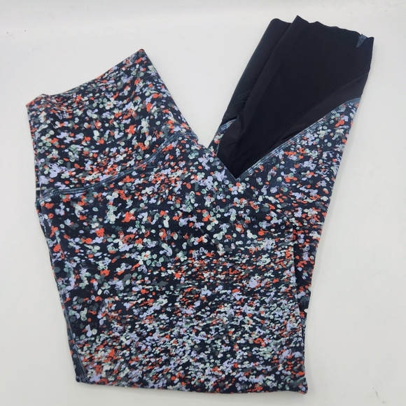 Lululemon Wunder Under High-Rise Crop 23" Tight In Scallop Water Blossom Size 6 - Picture 4 of 16